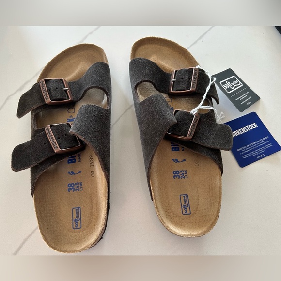 Birkenstock Shoes - Birkenstock Arizona Mocha Suede SZ38